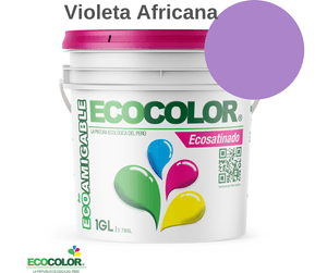 Pintura Ecológica ECOSATINADO 1 Galón Violeta Africana