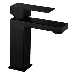 Mezcladora elegante para baños M304-0707L01 Acero Inoxidable Negro Mate