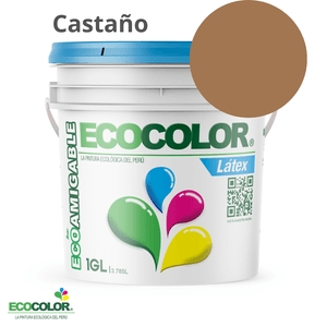 Pintura Ecológica LATEX 1 Galón Castaño