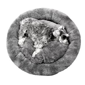 Cama Para Perros y Gatos Donut Lite Gris Talla M MD