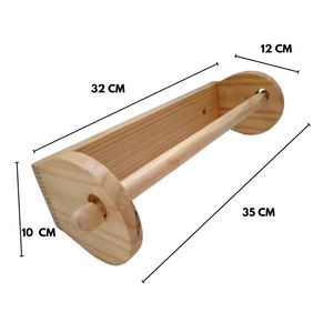 Porta Papel de Cocina Colozal Horizontal Pino Natural