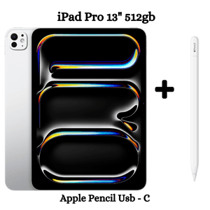 Apple iPad Pro 13" Chip M4 Wifi 2024 512GB - Silver + Apple Pencil USB-C