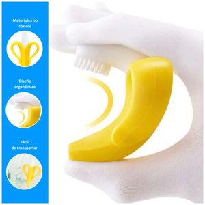 Mordedor de Silicona para bebes Estilo Banana con Estuche