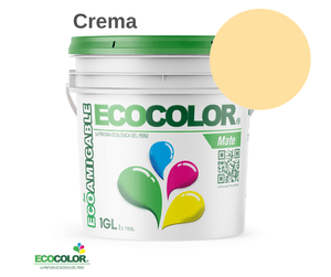 Pintura Ecológica MATE 1 Galón Crema