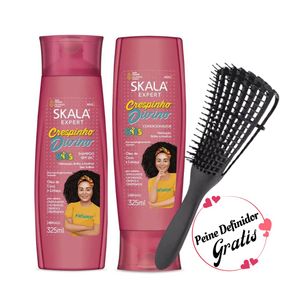 Shampoo-Acondicionador Divino Potinho Skala Para Niños + Cepillo Definidor Gratis