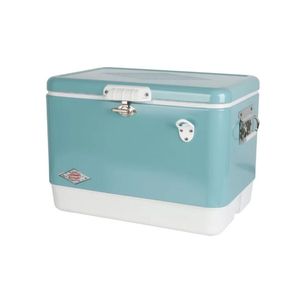 Cooler Coleman Vintage 54qt Acero Turquesa