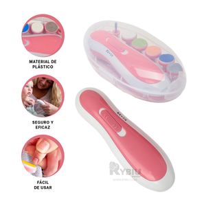Limador para Bebe de Facil Agarre en Tono Rosado Y+Agendita