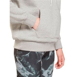 Polera Reebook Mujer Identity Big Logo Fleece Hoody GS9391 Plomo Talla M