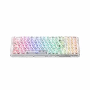 Teclado Gamer Mechanical Machenike K500F Switch Rgb White Outemu K500F-B94 Crystal Linear