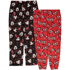 Pantalones de Dormir Suaves Mujer Disney Mickey Mouse Packx2