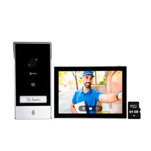 Videoportero Inteligente HP7 2K Ezviz Exterior LCD 7 + SD 64GB