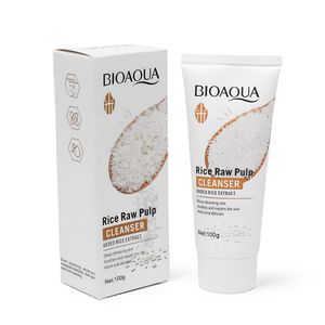 Limpiador Facial Arroz Rice Raw Pulp Bioaqua 100g Antiarrugas
