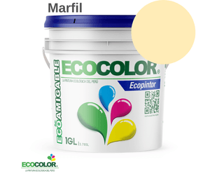 Pintura Ecológica ECOPINTOR 1 Galón Marfil