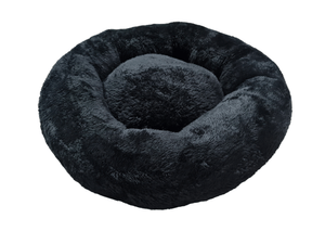Cama Para Perros y Gatos Donut Lite Negro Talla XL MD