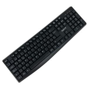 Kit Office HAVIT KB278GCM Teclado y Mouse Inalambrico Negro