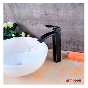 Mezcladora P/Bowl al Mueble Anne STB-01 Black Cromado Stone