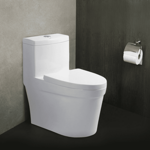 Inodoro One Piece 4 L - Sólido 6 L Blanco Doble Pulsador