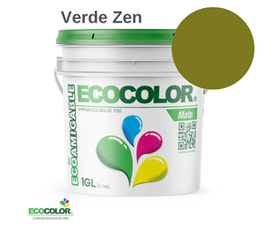 Pintura Ecológica MATE 1 Galón Verde Zen