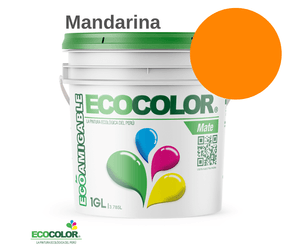 Pintura Ecológica MATE 1 Galón Mandarina