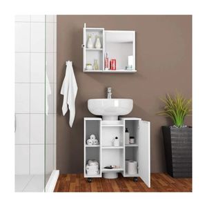 Mueble de Baño Obunai Blanco y Duna R&R MUEBLES