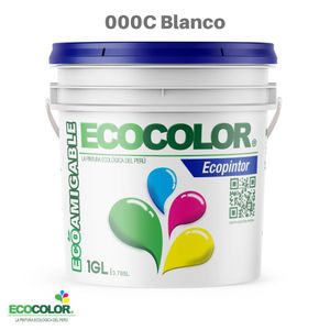 Pintura Ecológica ECOPINTOR 1 Galón Blanco