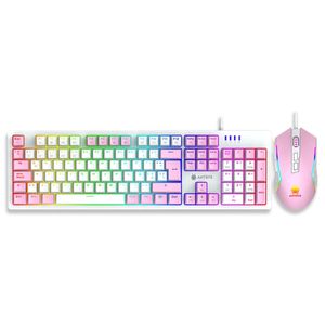 Kit Gamer Antryx Teclado Mecánico y Mouse GC-5400 Switch Azul