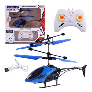 Helicóptero Control Remoto RC Mini Dron Resistente Genieka Helicopter RC Blue