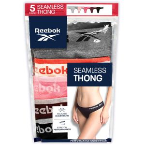 Calzon Tanga Reebok Sin Costuras Packx5