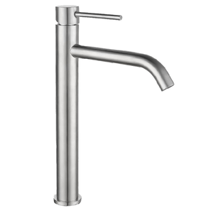 Llave para baño agua L304-218A Acero Inoxidable Plateado Satinado