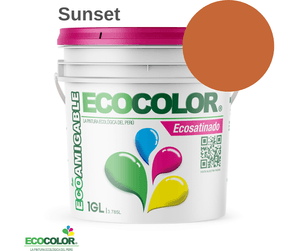 Pintura Ecológica ECOSATINADO 1 Galón Sunset