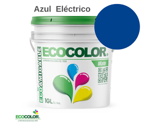 Pintura Ecológica MATE 1 Galón Azul Eléctrico