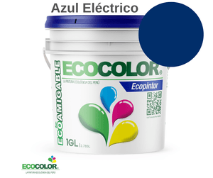 Pintura Ecológica ECOPINTOR 1 Galón Azul Eléctrico