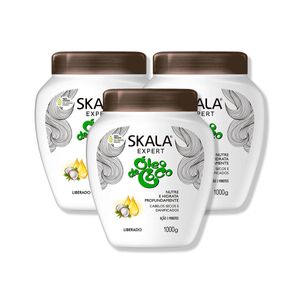 Crema Tratamiento Capilar Oleo De Coco Skala Expert 1000G 3 Uni