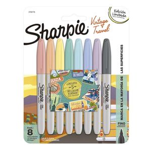 Sharpie Punta Fina Vintage 8Ct