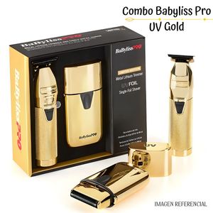 Combo Babylisspro Limitedfx Goldfx Trimmer Skeleton + Shaver UV Single FXLFHOLPKG
