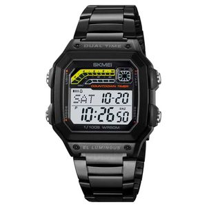 Reloj Skmei 2307 Hombre Digital Deportivo 2 Tiempos Cronómetro - Negro