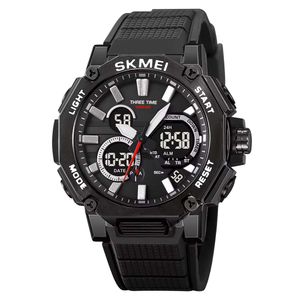 Reloj Skmei 2219 Hombre Dual Deportivo 3 Tiempos Multifunción - Negro