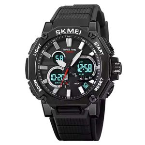 Reloj Skmei 2219 Hombre Dual Deportivo 3 Tiempos Multifunción - Negro