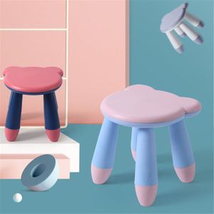 Banco Infantil para Niños Modelo Oso Color Celeste