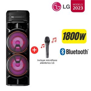 Torre de Sonido LG XBOOM con Bluetooth y Karaoke RNC9 + Micrófono