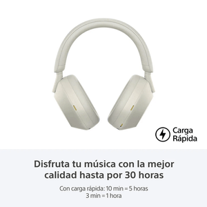 Audífonos bluetooth con cancelación de ruido Sony WF-1000XM5 micrófono incorporado, máx. 24 horas, control de música y llamadas, gris