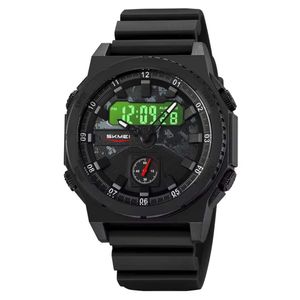 Reloj Skmei 2355 Hombre Dual Militar 3 Tiempos Cronómetro - Negro