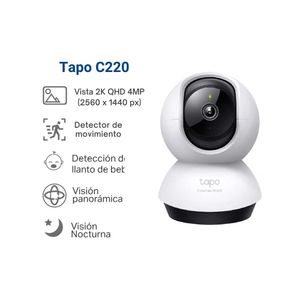 Cámara de seguridad Intelignte Wifi 2K 4MP Tapo C220 - Tp-link