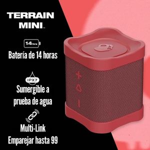 Parlante Skullcandy Terrain Mini IPX7 Waterproof - Red