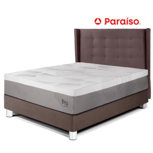 Dormitorio Royal Balanzze + Cabecera Gold 1.5 Plazas Chocolate