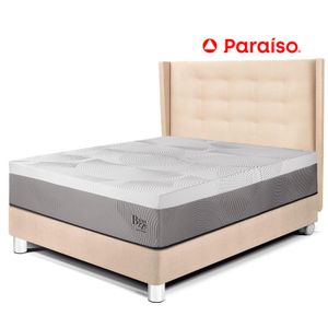 Dormitorio Royal Balanzze + Cabecera Gold 1.5Plazas Champagne