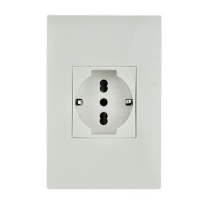 Tomacorriente Schuko S220 Blanco Simon
