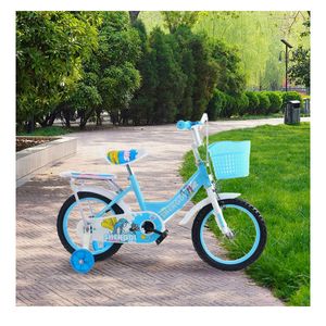 Bicicleta Para Niña Infantil Kids Aro 12 Doble Asiento Celeste CAA