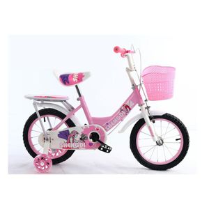 Bicicleta Para Niña Infantil Kids Aro 12 Doble Asiento Rosa CAA