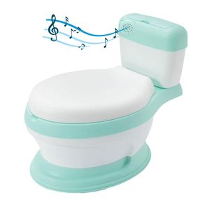 Bacín de Entrenamiento para Bebés y Niños Musical Verde Agua